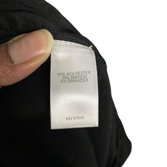 J. Jill Women's Black High Waisted Ankle Cropped Pants - Picture 5 of 10